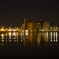 Buy canvas prints of East Float Apartments At Wirral Waters  by David Chennell