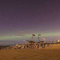 Buy canvas prints of Wirral Aurora  by David Chennell