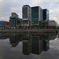 Buy canvas prints of Media City  by David Chennell