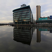 Buy canvas prints of Media City   by David Chennell