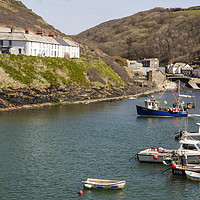 Buy canvas prints of Boscastle Harbour by David Chennell