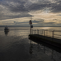 Buy canvas prints of Towards The Jetty by David Chennell