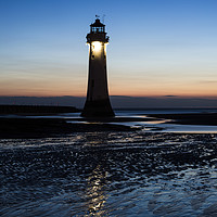 Buy canvas prints of Perch Rock Lighthouse    by David Chennell