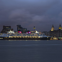 Buy canvas prints of Disney Magic Cruise Liner  by David Chennell