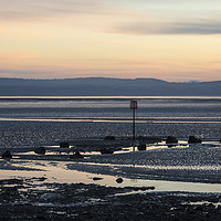 Buy canvas prints of River Dee Estuary Dusk  by David Chennell