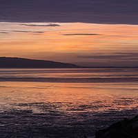 Buy canvas prints of West Kirby Twilight Glow  by David Chennell