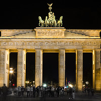 Buy canvas prints of Brandenburg Gate by David Chennell