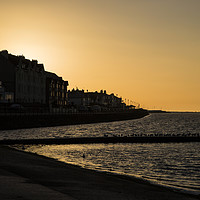 Buy canvas prints of West Kirby Golden Sunrise by David Chennell