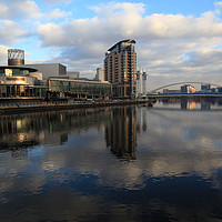 Buy canvas prints of Salford Quays   by David Chennell