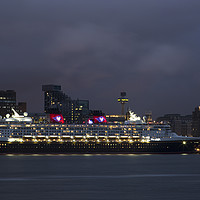 Buy canvas prints of Disney Magic Cruise Liner   by David Chennell