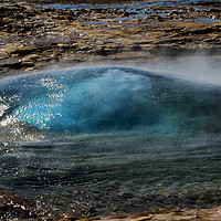 Buy canvas prints of Glass Dome Geyser by David Chennell