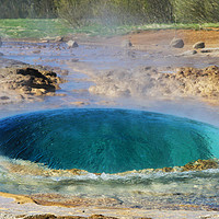 Buy canvas prints of Glass Dome Geyser  by David Chennell