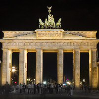 Buy canvas prints of Brandenburg Gate by David Chennell
