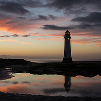 Buy canvas prints of Perch Rock Lighthouse   by David Chennell