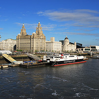 Buy canvas prints of Liverpool Waterfront by David Chennell