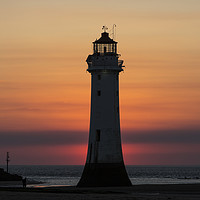 Buy canvas prints of Perch Rock Lighthouse  by David Chennell