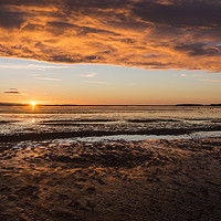 Buy canvas prints of West Kirby Sunset  by David Chennell