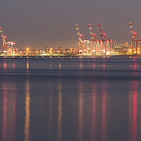 Buy canvas prints of Liverpool 2 Container Terminal Magic  by David Chennell