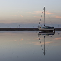 Buy canvas prints of Meols Tidal Reflection by David Chennell