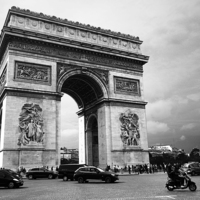 Buy canvas prints of Arc de Triomphe, Paris by Steve Chandler