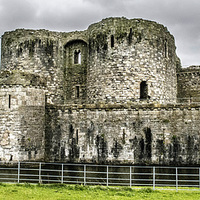 Buy canvas prints of  Beaumaris Castle, North Wales by Amanda Sims