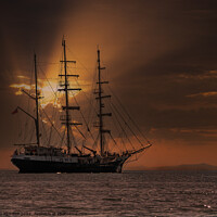 Buy canvas prints of Tall Ship by Kim Bell