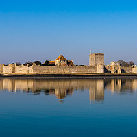 Buy canvas prints of Porchester Castle by Kim Bell