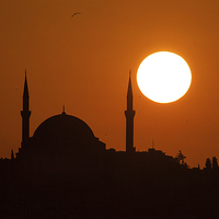 Buy canvas prints of  Silhouettes of Istanbul by Vladimir Korolkov