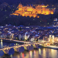 Buy canvas prints of    Heidelberg Castle by Vladimir Korolkov