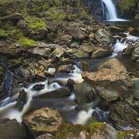 Buy canvas prints of Welsh Waterfall by Vladimir Korolkov