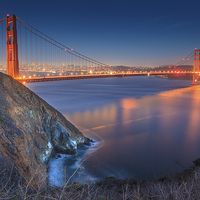 Buy canvas prints of  Golden Gate Bridge by Vladimir Korolkov