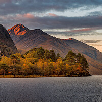 Buy canvas prints of Sgùrr Ghiubhsachain and Loch Shiel in Autumn by Miles Gray