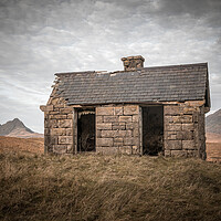 Buy canvas prints of The Old Dog Kennels, Elphin Bothy by Miles Gray