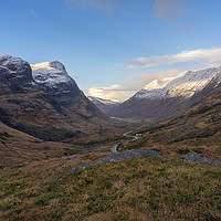 Buy canvas prints of The Three Sisters, Glencoe by Miles Gray