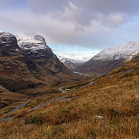 Buy canvas prints of The Three Sisters of Glencoe by Miles Gray