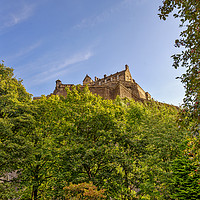 Buy canvas prints of Edinburgh Castle at Sunset by Miles Gray