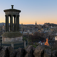 Buy canvas prints of Panoramic View of Edinburgh from Calton Hill by Miles Gray