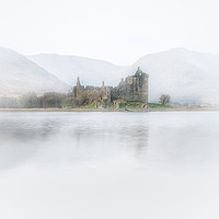 Buy canvas prints of Fog at Kilchurn Castle by Miles Gray