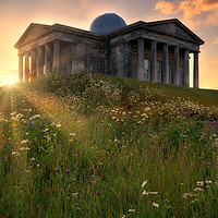 Buy canvas prints of The City Observatory at Sunset by Miles Gray
