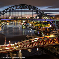 Buy canvas prints of Bridges Across the River Tyne by Ray Pritchard