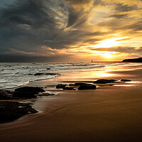 Buy canvas prints of Sunrise Over Longsands by Ray Pritchard