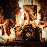 Buy canvas prints of Camera Fire by Ray Pritchard