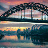 Buy canvas prints of Tyne Bridge and River Tyne by Ray Pritchard