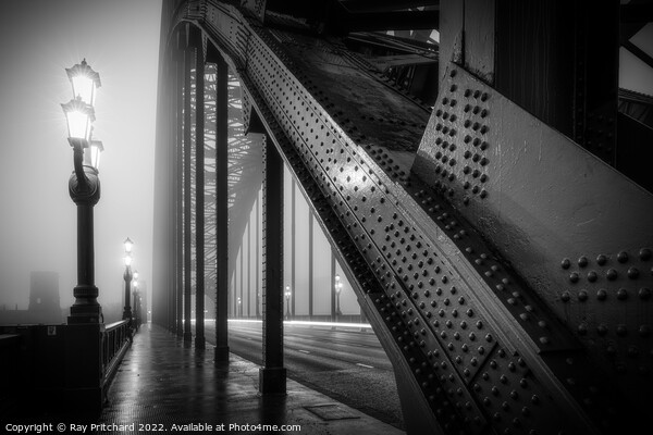 Fog on the Tyne Bridge Picture Board by Ray Pritchard