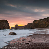 Buy canvas prints of Sunrise on Marsden Beach by Ray Pritchard