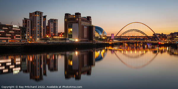 River Tyne View Canvas Print by Ray Pritchard