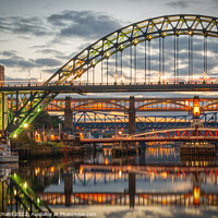 Buy canvas prints of Evening on the Tyne  by Ray Pritchard