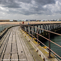 Buy canvas prints of Blyth Wooden Pier  by Ray Pritchard