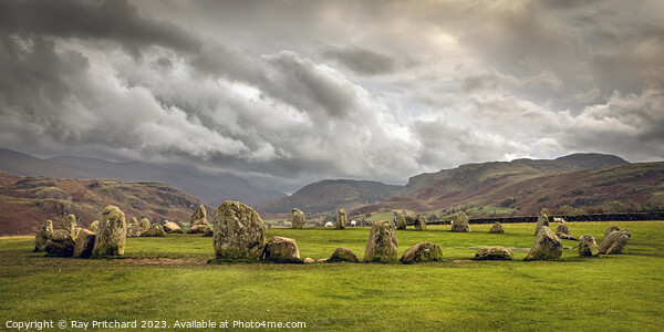 Enigmatic Castlerigg Stone Circle Canvas Print by Ray Pritchard