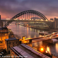 Buy canvas prints of Newcastle Cityscape by Ray Pritchard